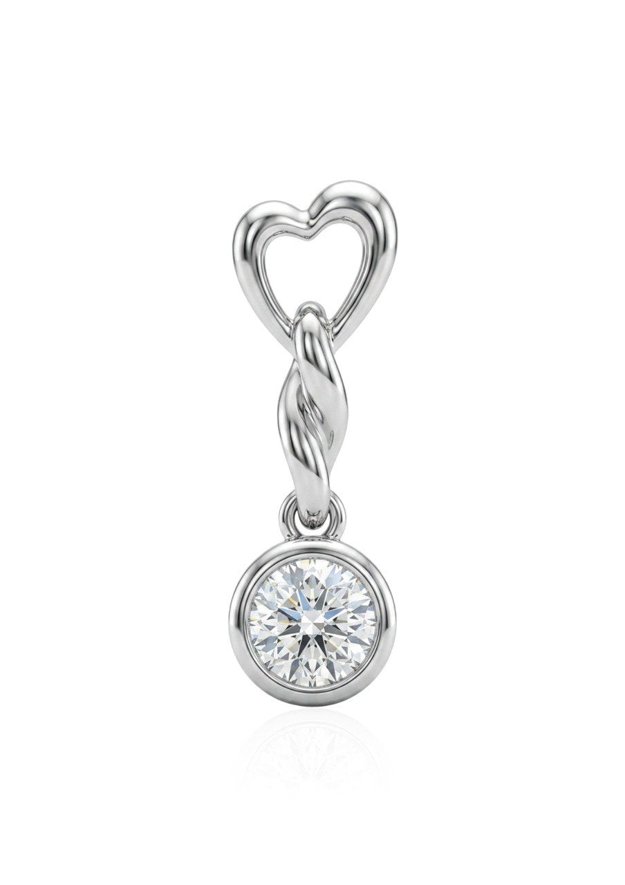 750 WHITE GOLD DIAMOND PENDANT (EC00124WGP)