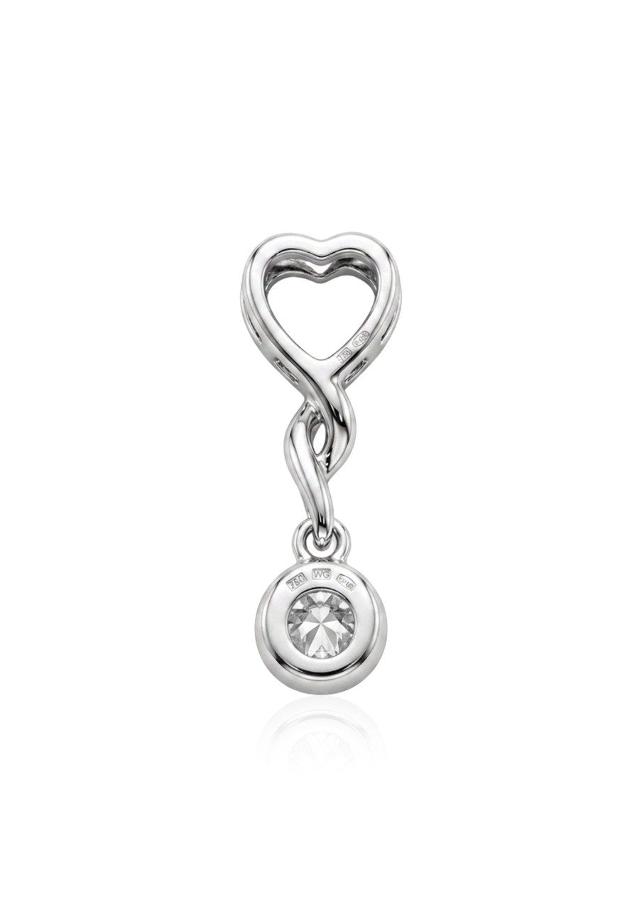 750 WHITE GOLD DIAMOND PENDANT (EC00124WGP)