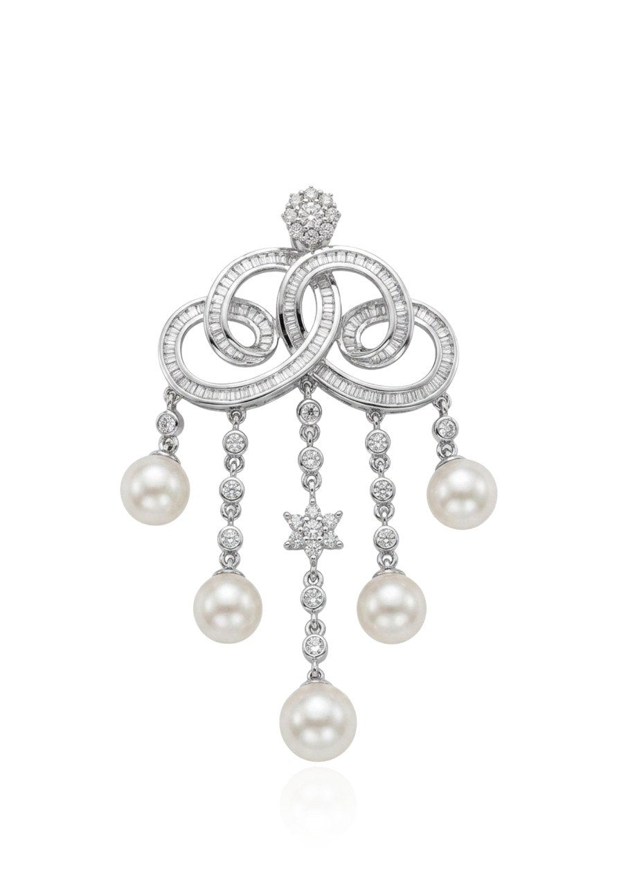 750 WHITE GOLD DIAMOND PENDANT (EC00119WGP)