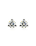 750 WHITE GOLD DIAMOND EARRINGS (EC00125WGE)
