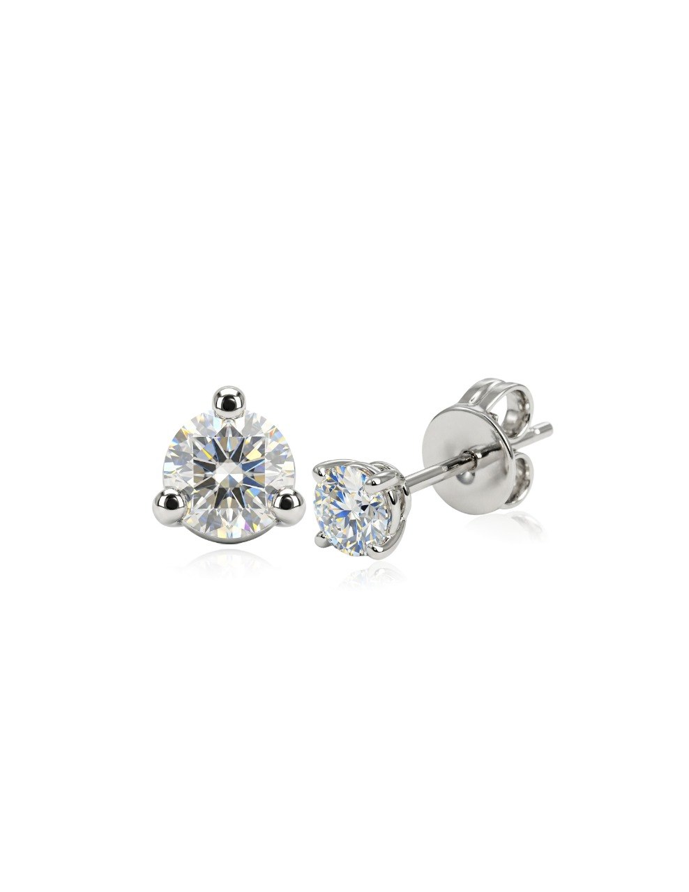750 WHITE GOLD DIAMOND EARRINGS (EC00125WGE)