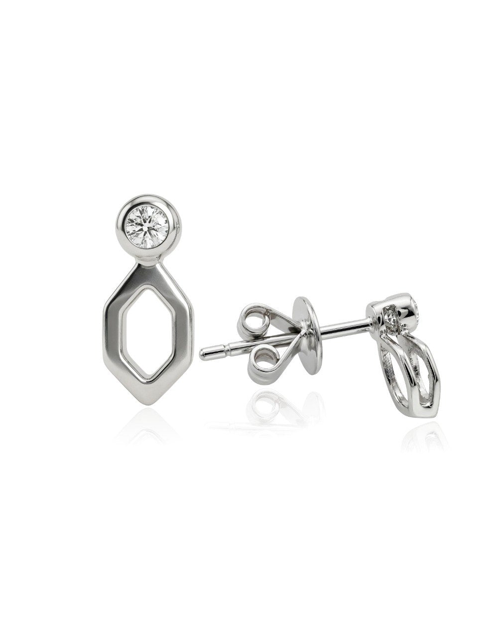750 WHITE GOLD DIAMOND EARRINGS (EC00123WGE)