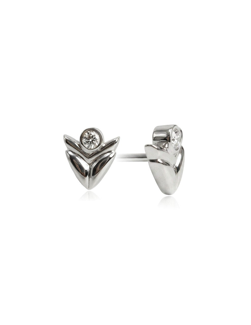 750 WHITE GOLD DIAMOND EARRINGS (EC00122WGE)