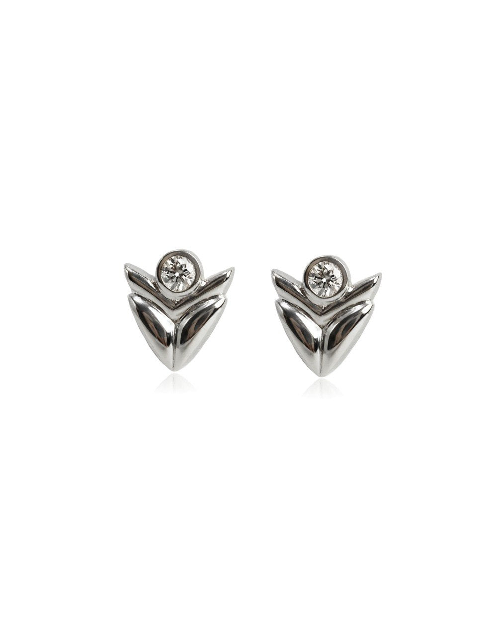 750 WHITE GOLD DIAMOND EARRINGS (EC00122WGE)