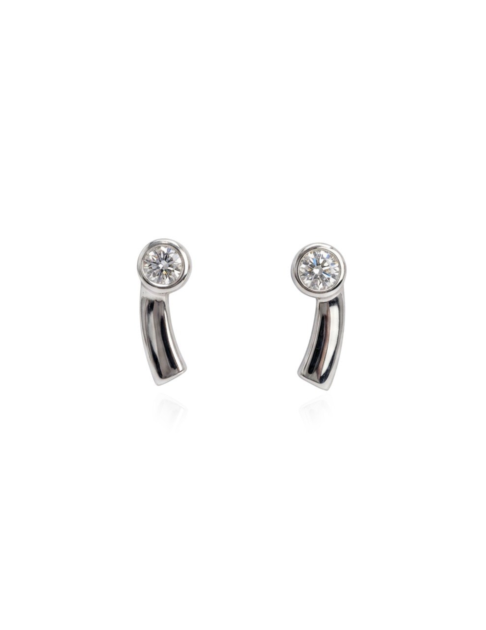 750 WHITE GOLD DIAMOND EARRINGS (EC00121WGE)