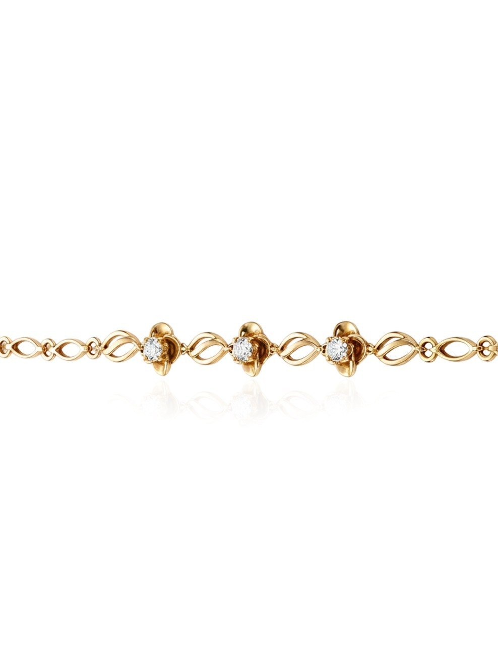 750 ROSE GOLD DIAMOND BRACELET (EC00120RGB)