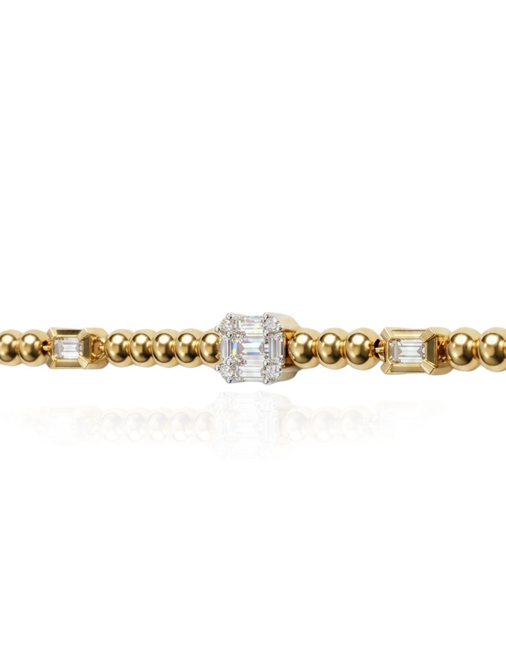 750 YELLOW GOLD BRACELET (EC00122YGB)