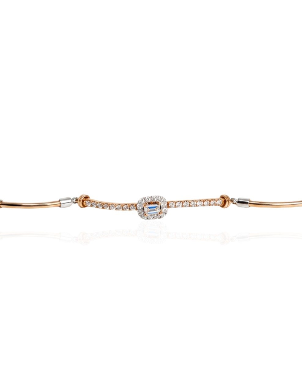 750 ROSE GOLD DIAMOND BRACELET (EC00118RGB)