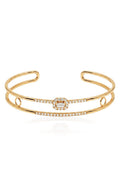 750 YELLOW GOLD DIAMOND BANGLE (EC00119YGBG)