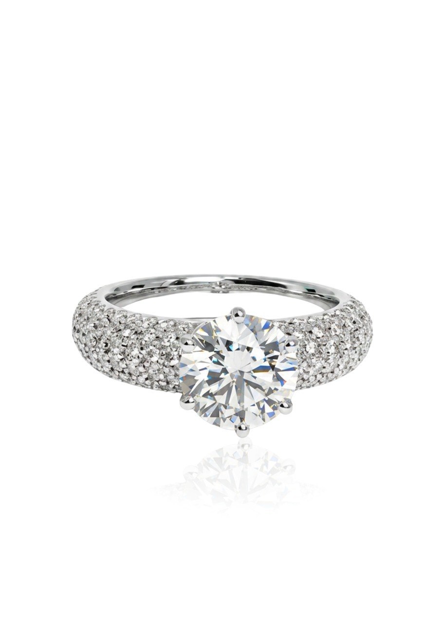 750 WHITE GOLD DIAMOND RING (EC00198WGR)