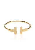 TIFFANY T WIDE WIRE BRACELET IN YELLOW GOLD (EC00123YGBG)