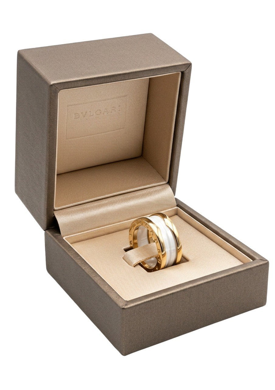 BVLGARI B.ZERO1 ROSE GOLD RING (EC001107RGR)