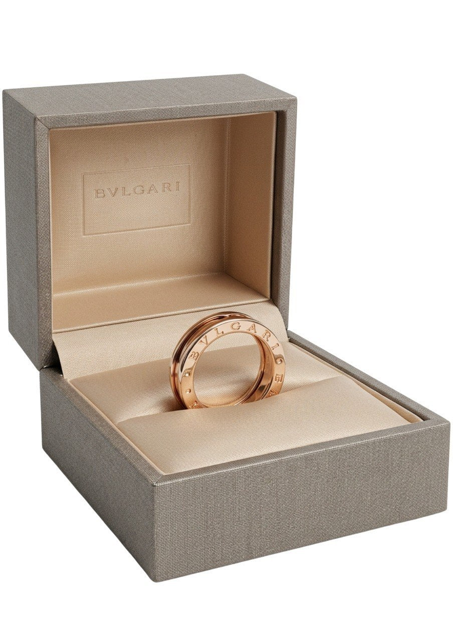 BVLGARI B. ZERO 1 CLASSIC ROSE GOLD RING (EC00199RGR)