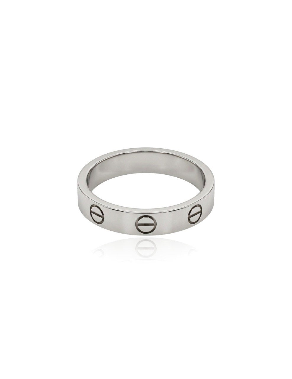 CARTIER LOVE COLLECTION WHITE GOLD RING (EC001110WGR)
