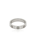 CARTIER LOVE COLLECTION WHITE GOLD RING (EC001110WGR)