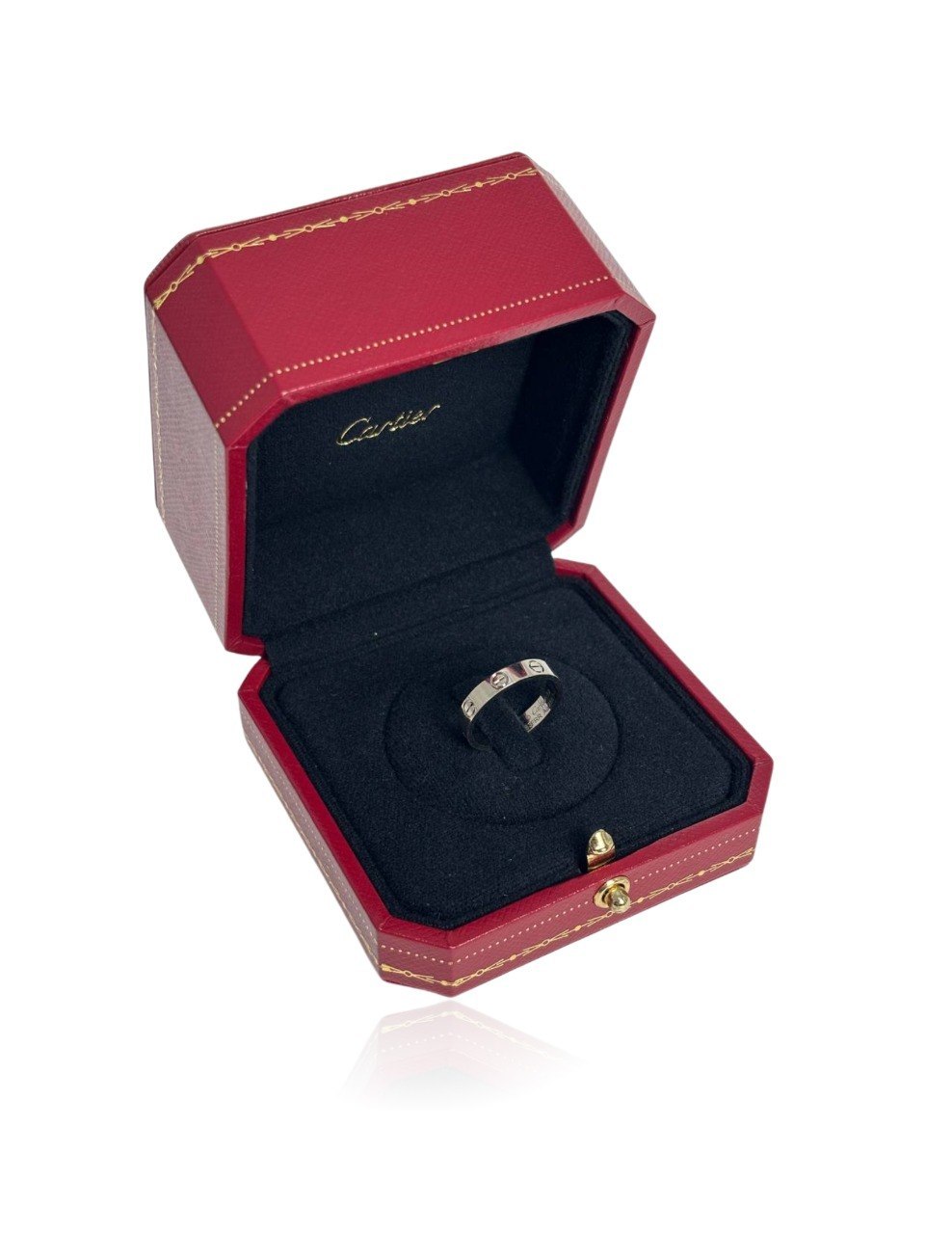 CARTIER LOVE COLLECTION WHITE GOLD RING (EC001110WGR)