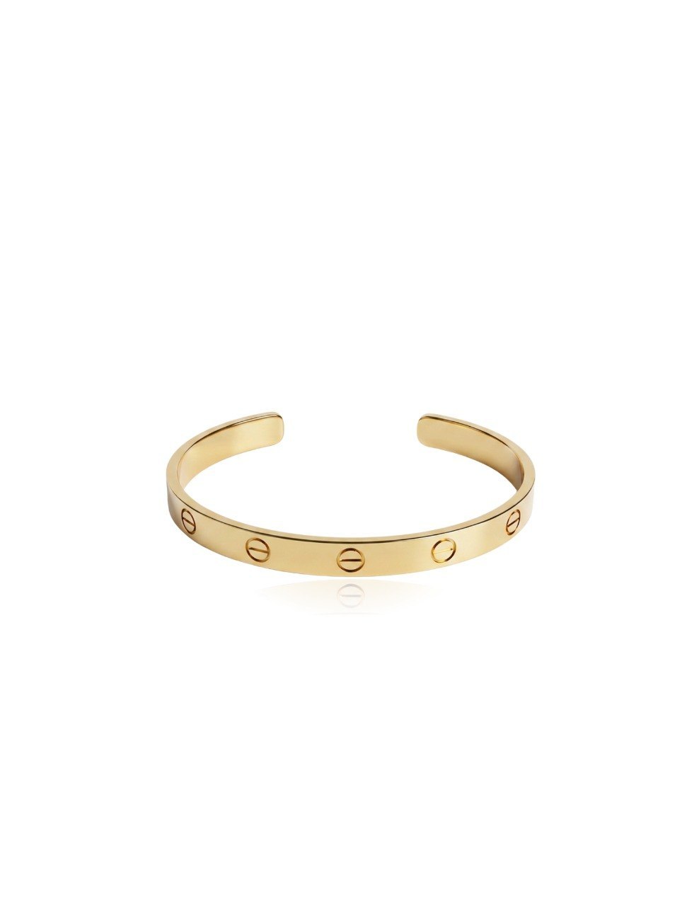 CARTIER LOVE CUFF ROSE GOLD BANGLE (EC00124RGBG)
