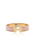 LACQUERED ENAMEL & GOLD PLATED (HERMES CLIC H) EC00110LEBG
