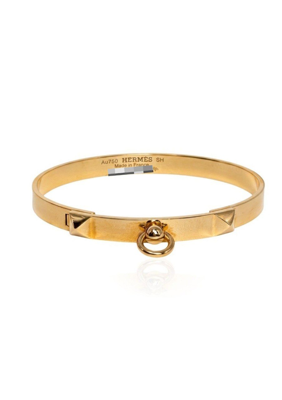 HERMES COLLIER DE CHIEN (CDC) BANGLE (EC00112YGBG)