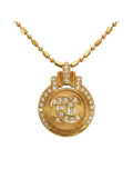 CHANEL ROUND CC LOGO PENDANT NECKLACE (EC00117YGC)