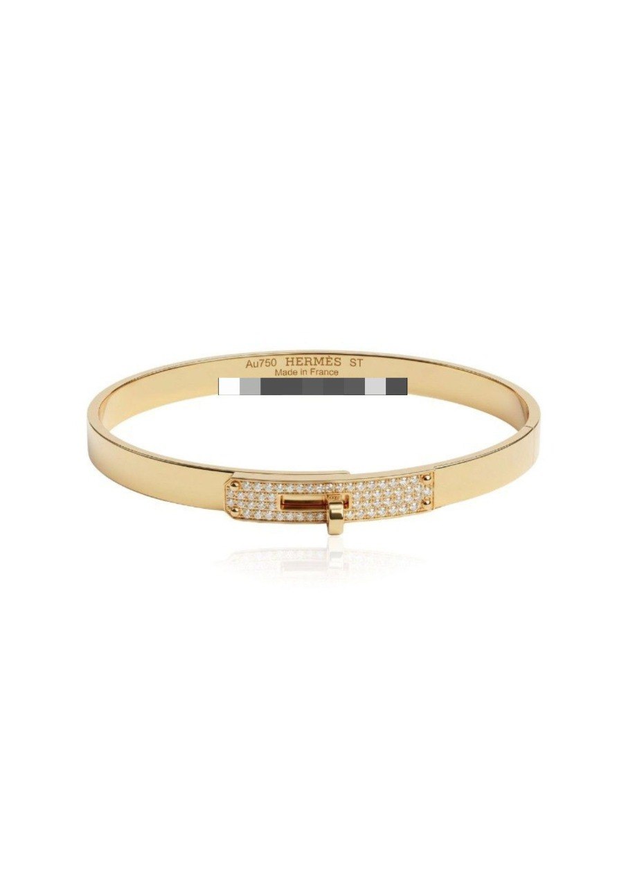 HERMES KELLY BANGLE BRACELET TURN LOCK (EC00113RGBG)
