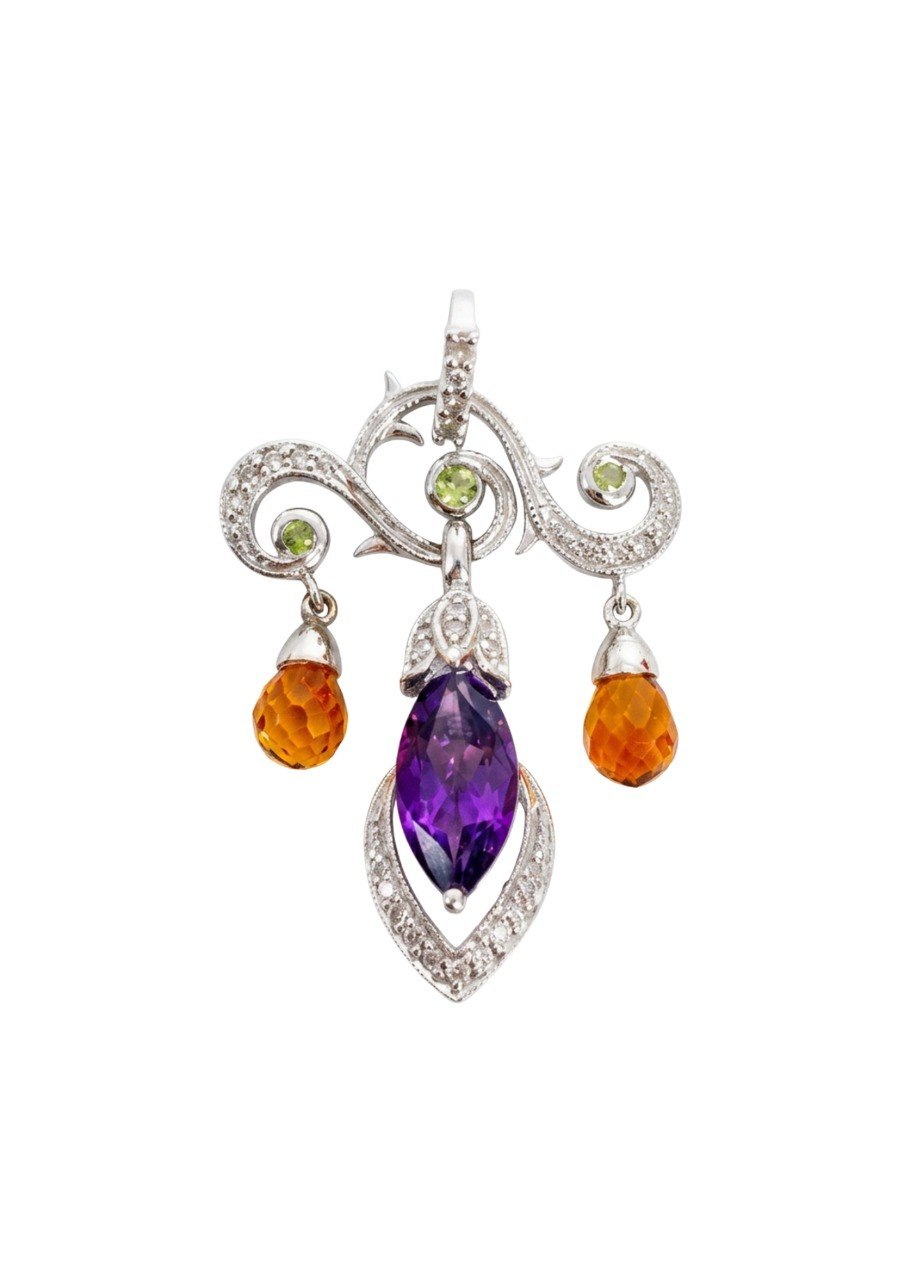 750 WHITE GOLD PENDANT EC00113WGP