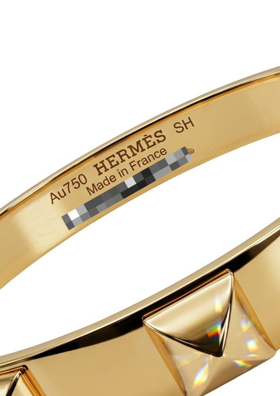 HERMES COLLIER DE CHIEN (CDC) BANGLE (EC00112YGBG)
