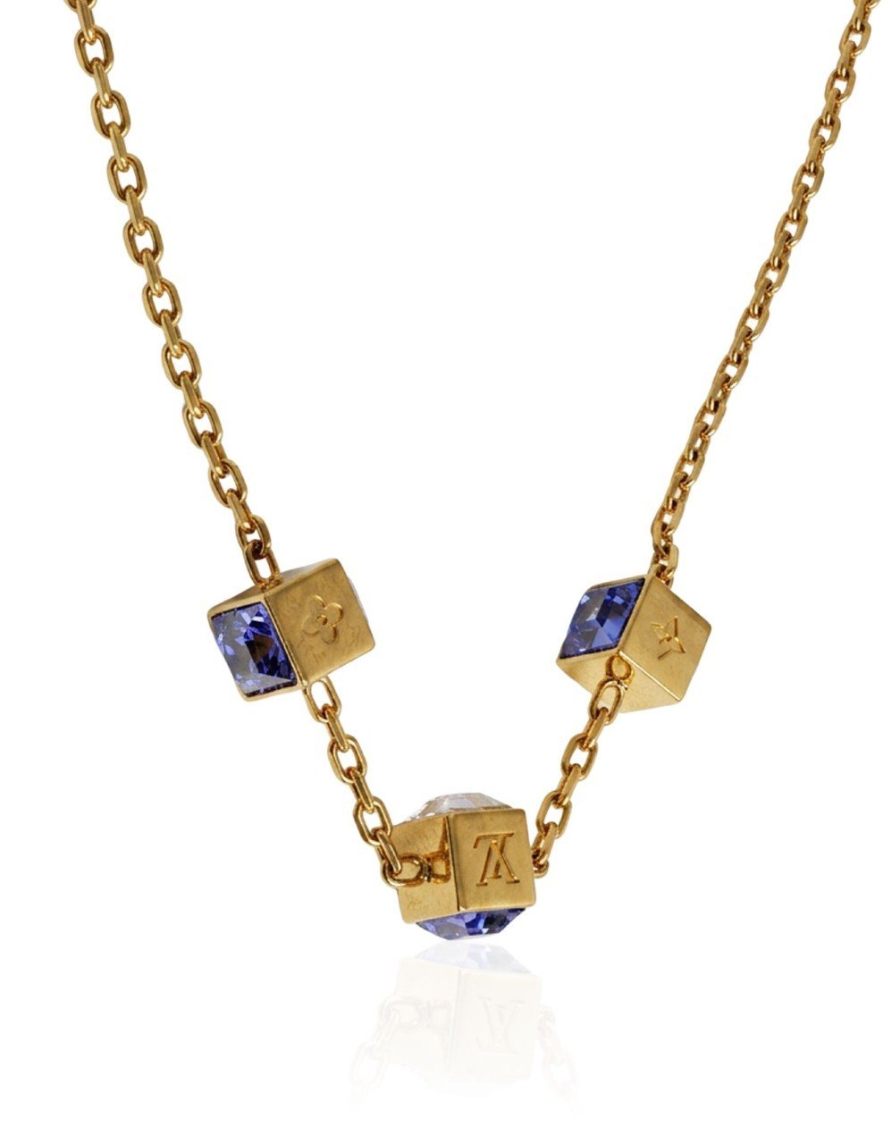 LOUIS VUITTON COLLIER GAMBIT NECKLACE (EC00121BC)