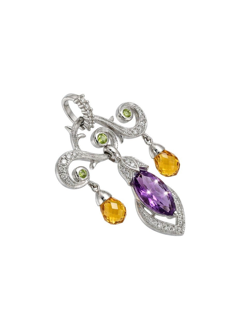750 WHITE GOLD PENDANT EC00113WGP