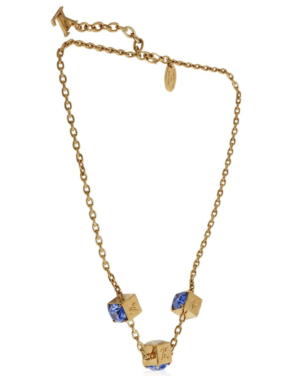 LOUIS VUITTON COLLIER GAMBIT NECKLACE (EC00121BC)